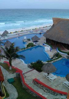 Hotel El Pueblito Beach Cancún Exterior foto